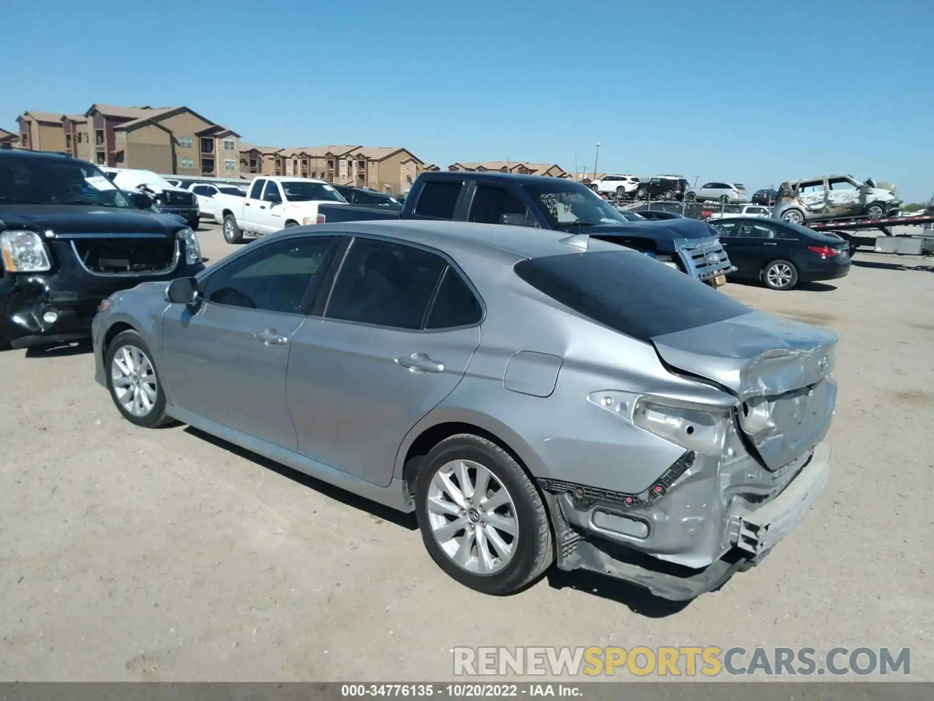 3 Photograph of a damaged car 4T1B11HK6KU167634 TOYOTA CAMRY 2019