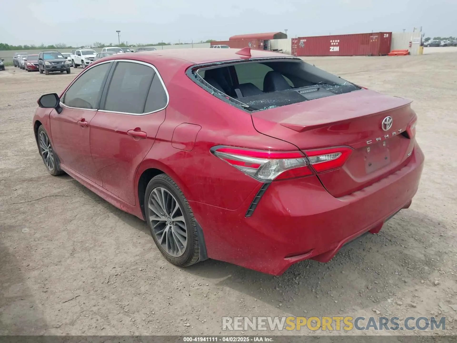 3 Photograph of a damaged car 4T1B11HK6KU169187 TOYOTA CAMRY 2019