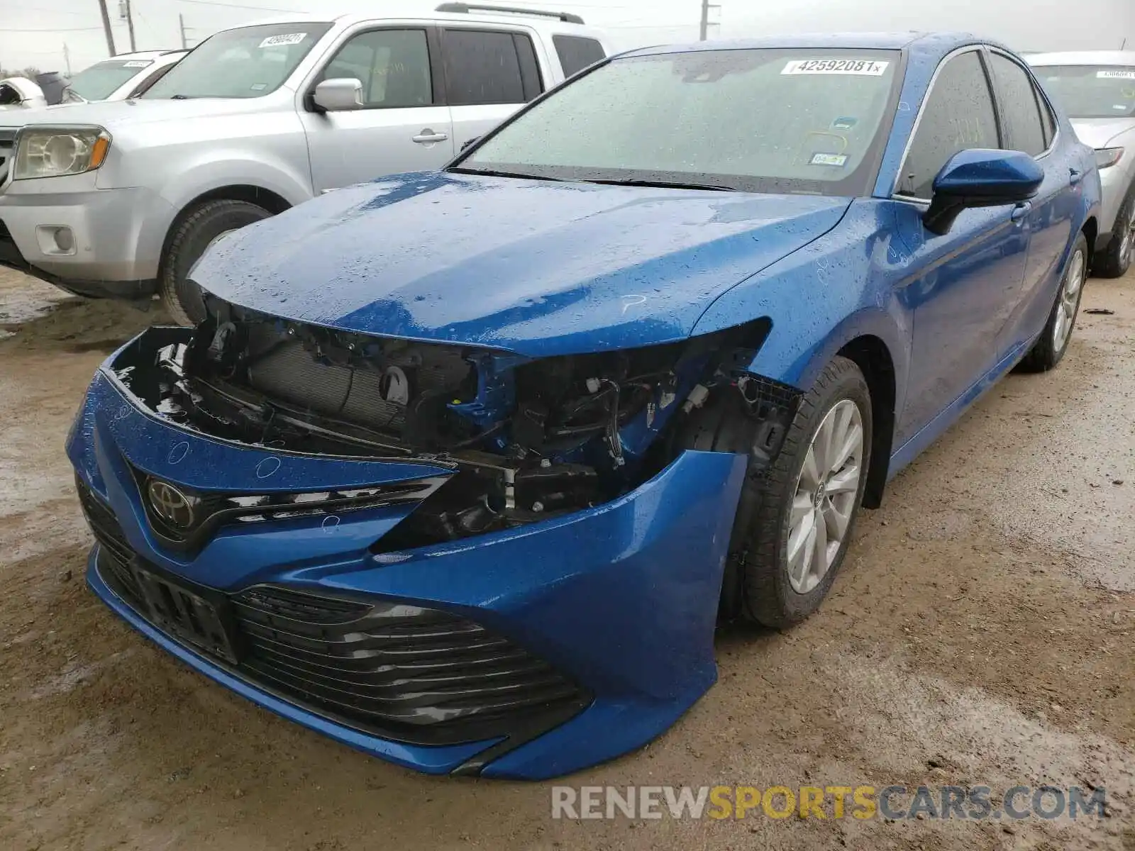 2 Photograph of a damaged car 4T1B11HK6KU169707 TOYOTA CAMRY 2019