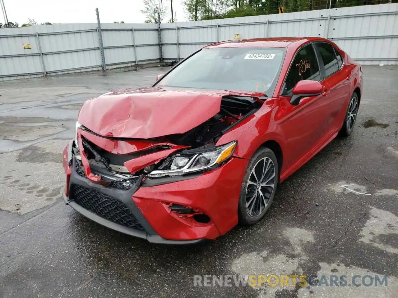 2 Photograph of a damaged car 4T1B11HK6KU171702 TOYOTA CAMRY 2019