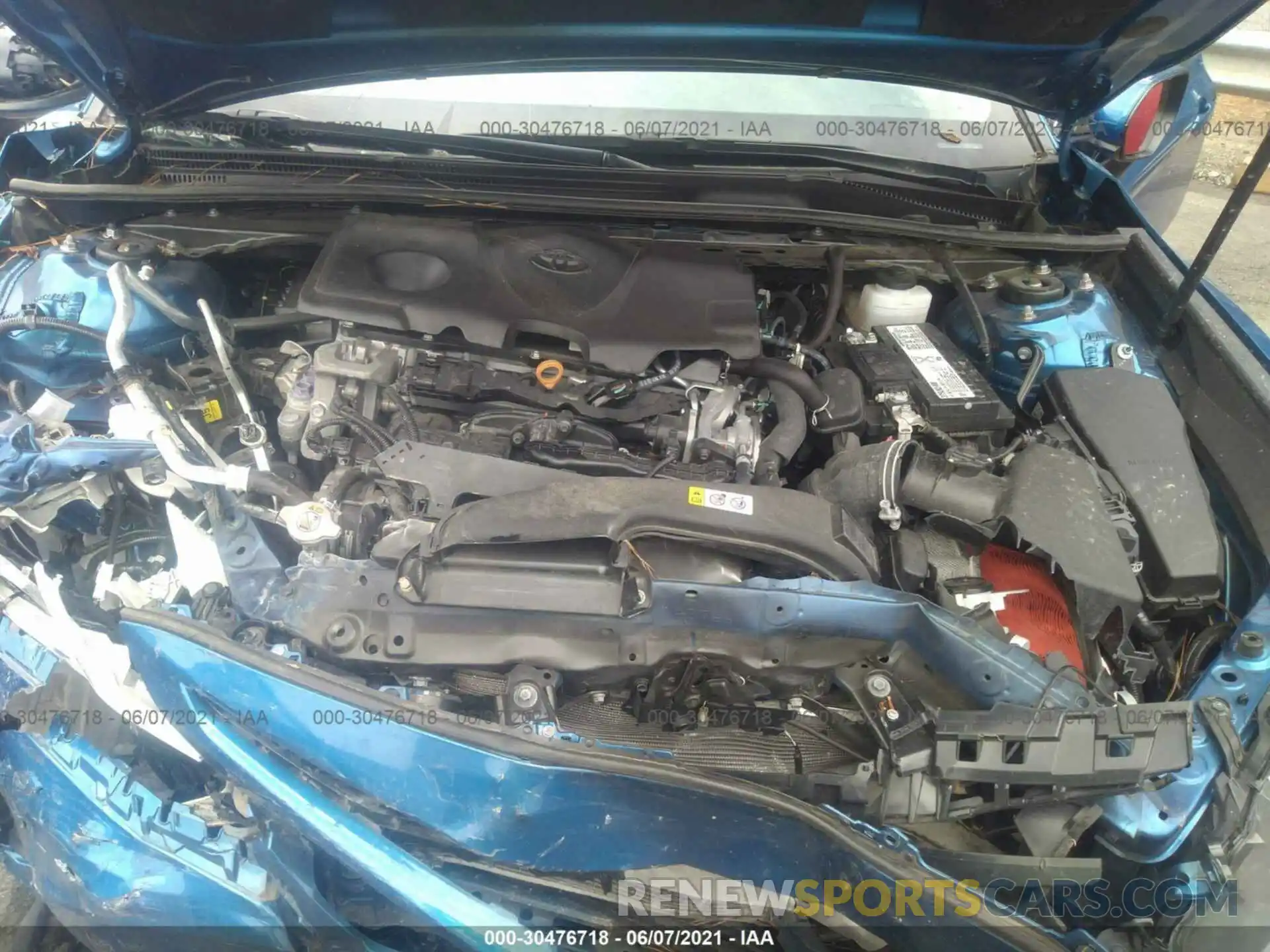 10 Photograph of a damaged car 4T1B11HK6KU173272 TOYOTA CAMRY 2019