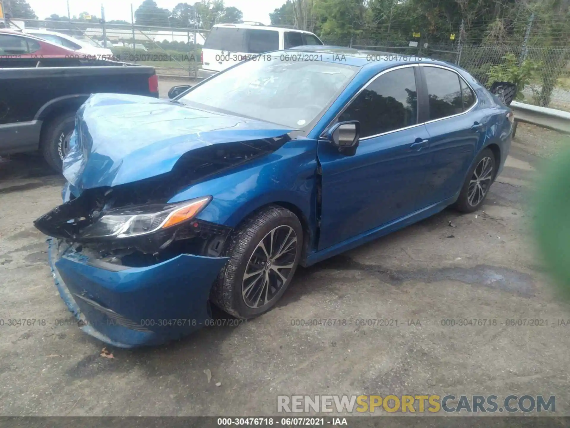 2 Photograph of a damaged car 4T1B11HK6KU173272 TOYOTA CAMRY 2019