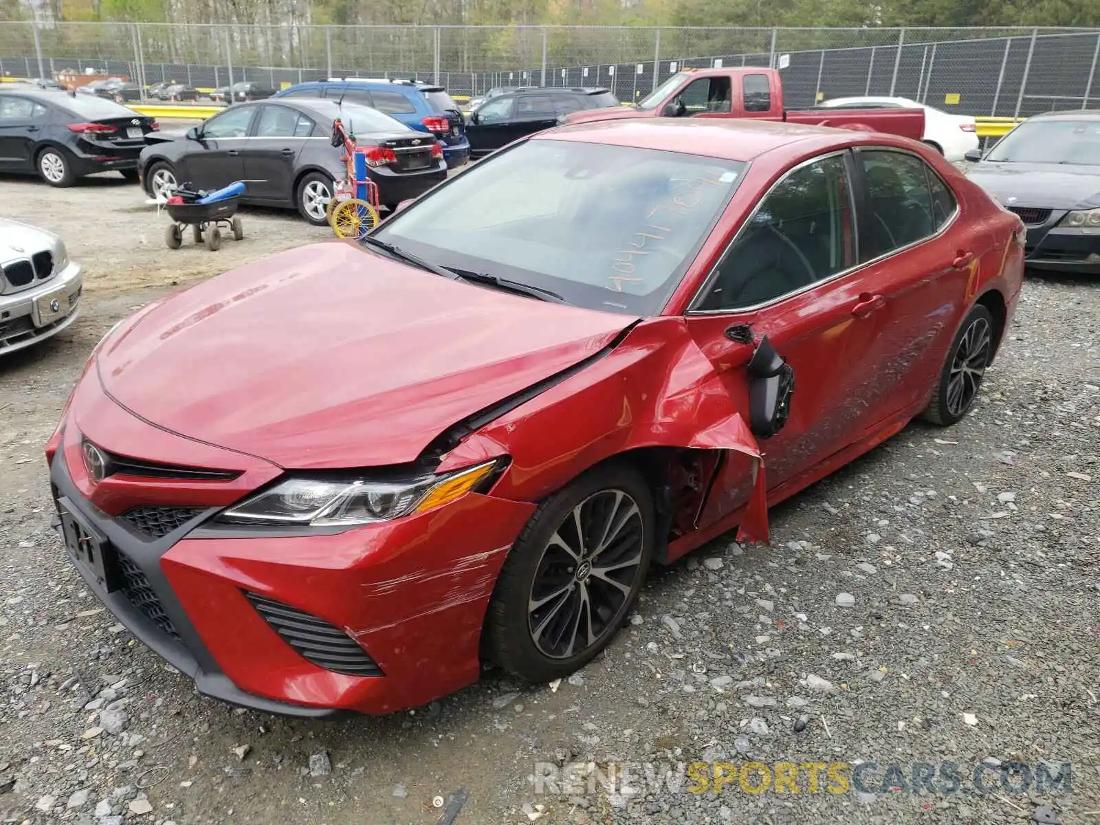 2 Photograph of a damaged car 4T1B11HK6KU180092 TOYOTA CAMRY 2019