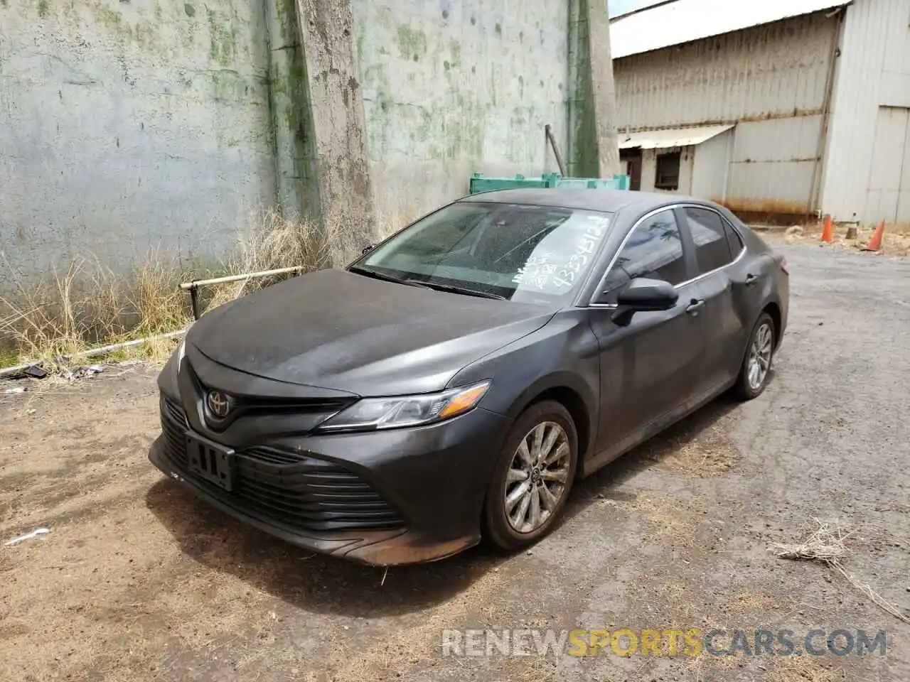 2 Photograph of a damaged car 4T1B11HK6KU180903 TOYOTA CAMRY 2019