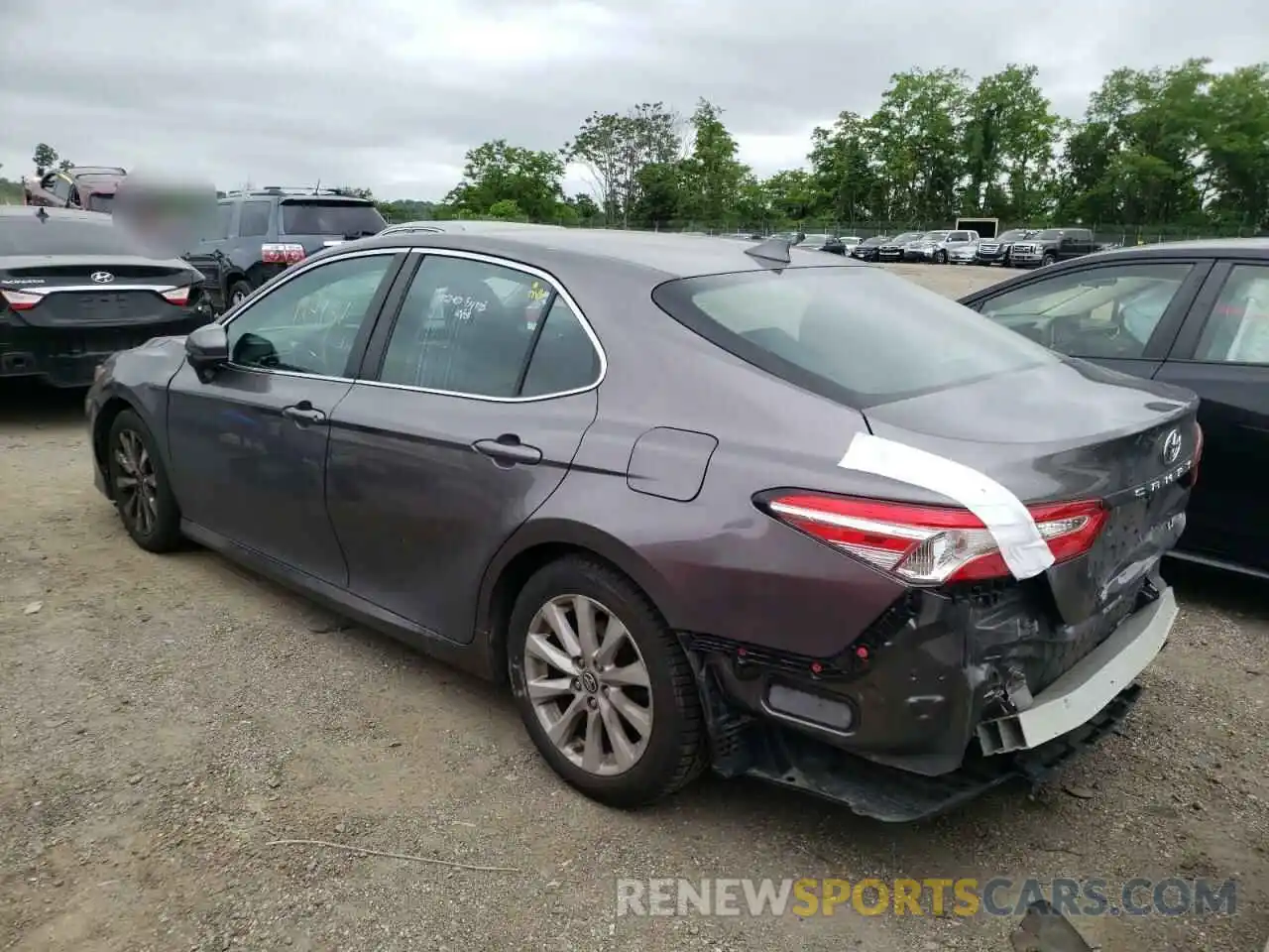 3 Photograph of a damaged car 4T1B11HK6KU181775 TOYOTA CAMRY 2019