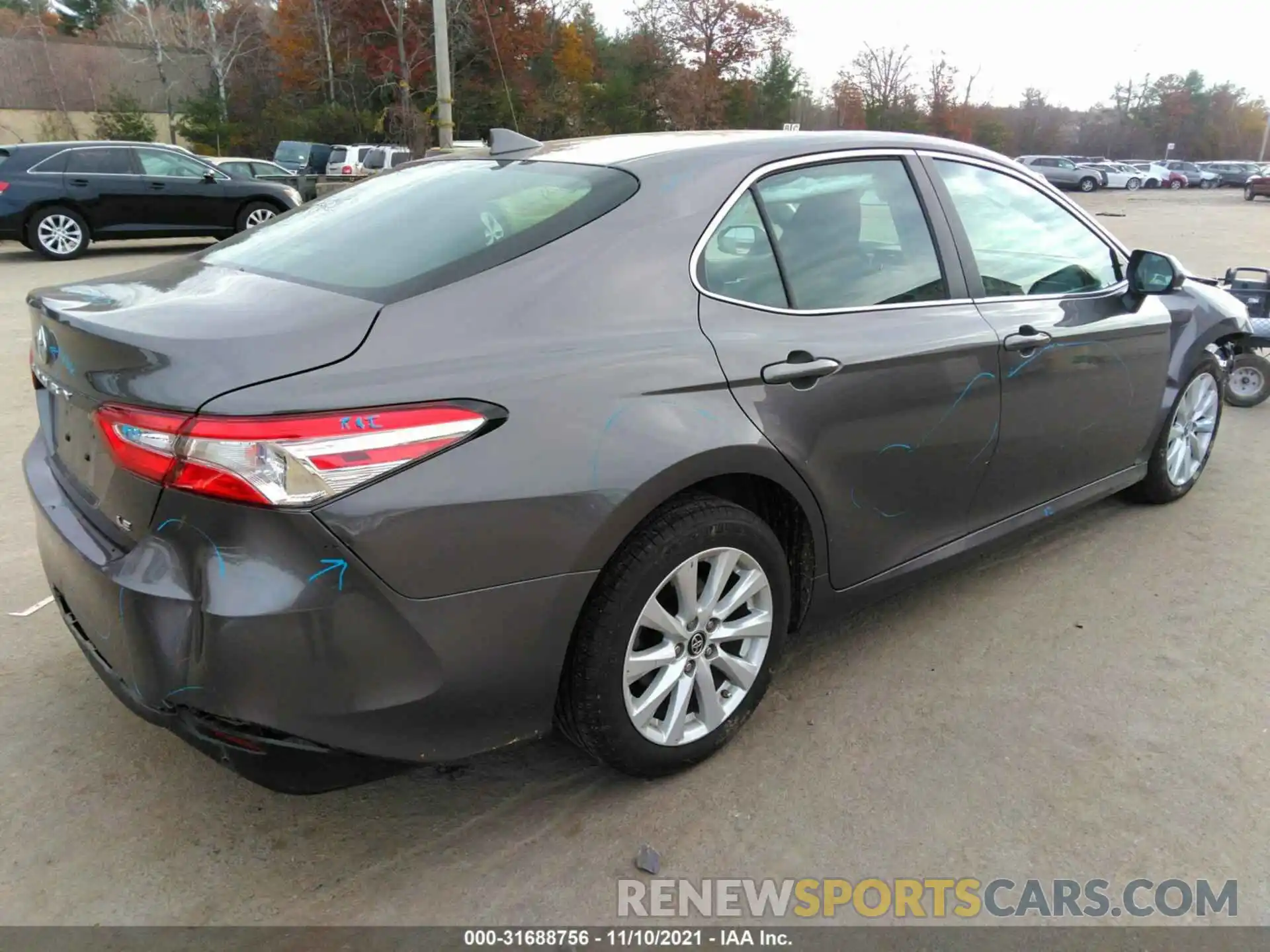 4 Photograph of a damaged car 4T1B11HK6KU183218 TOYOTA CAMRY 2019