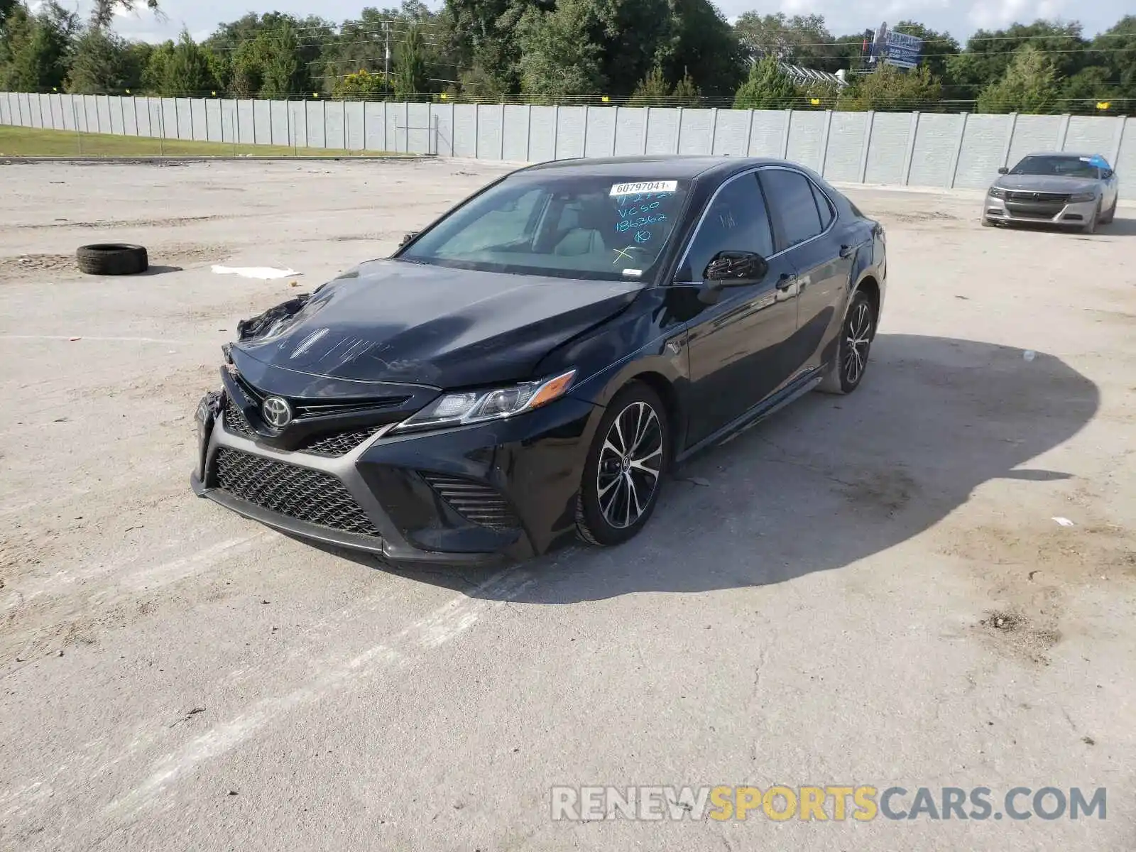 2 Photograph of a damaged car 4T1B11HK6KU186362 TOYOTA CAMRY 2019