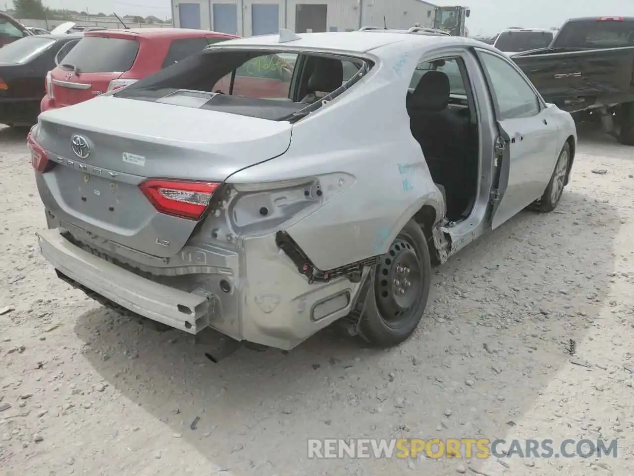 4 Photograph of a damaged car 4T1B11HK6KU196485 TOYOTA CAMRY 2019