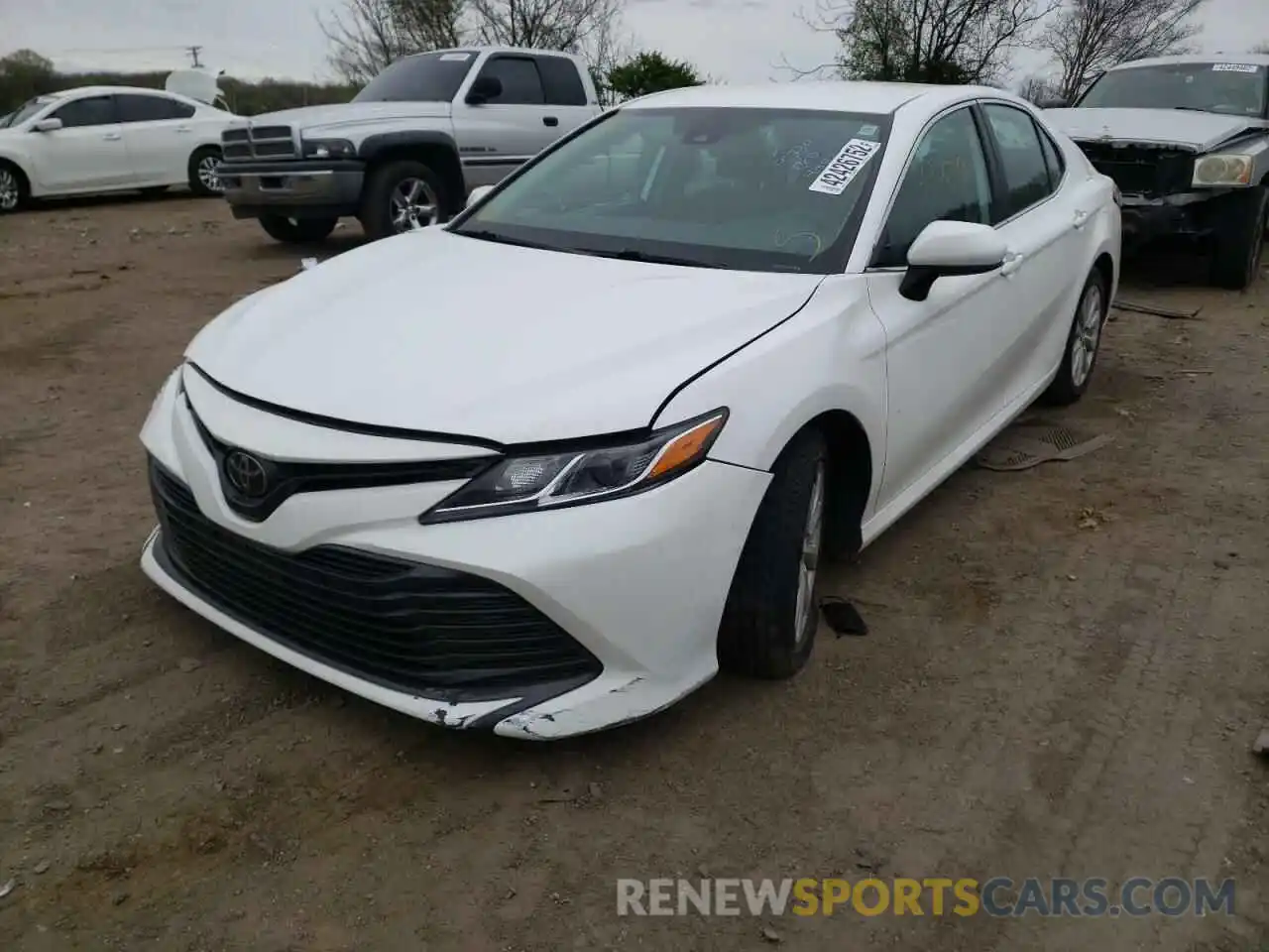 2 Photograph of a damaged car 4T1B11HK6KU197670 TOYOTA CAMRY 2019