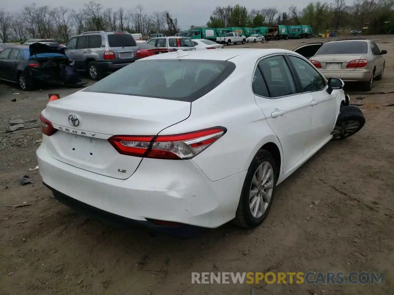 4 Photograph of a damaged car 4T1B11HK6KU197670 TOYOTA CAMRY 2019