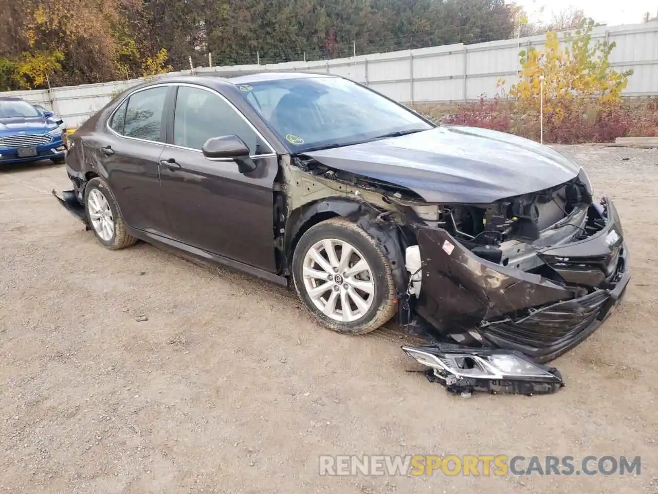 1 Photograph of a damaged car 4T1B11HK6KU200910 TOYOTA CAMRY 2019