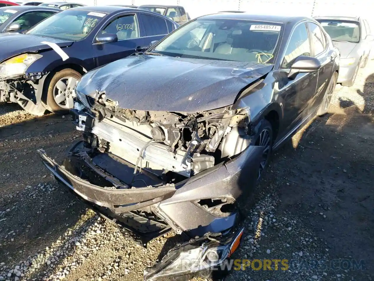 2 Photograph of a damaged car 4T1B11HK6KU208540 TOYOTA CAMRY 2019