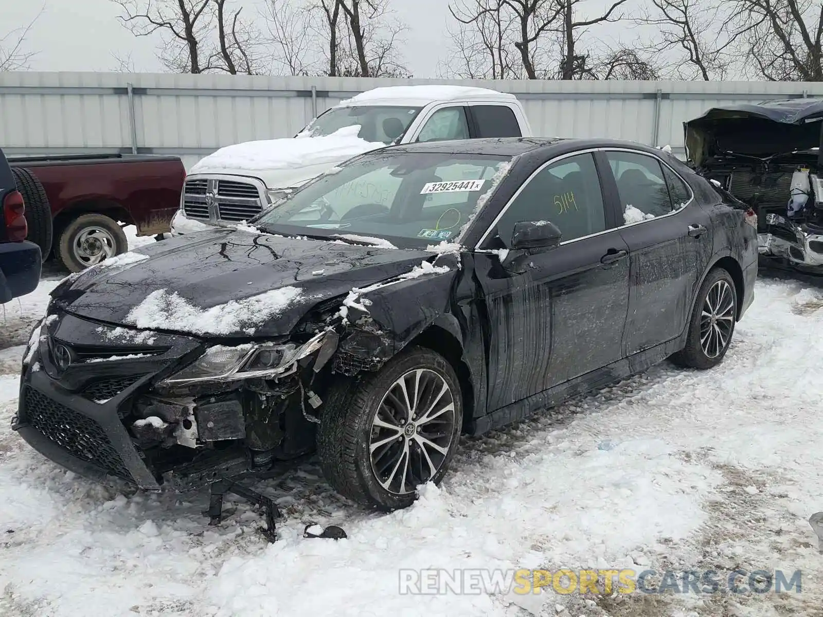 2 Photograph of a damaged car 4T1B11HK6KU220686 TOYOTA CAMRY 2019