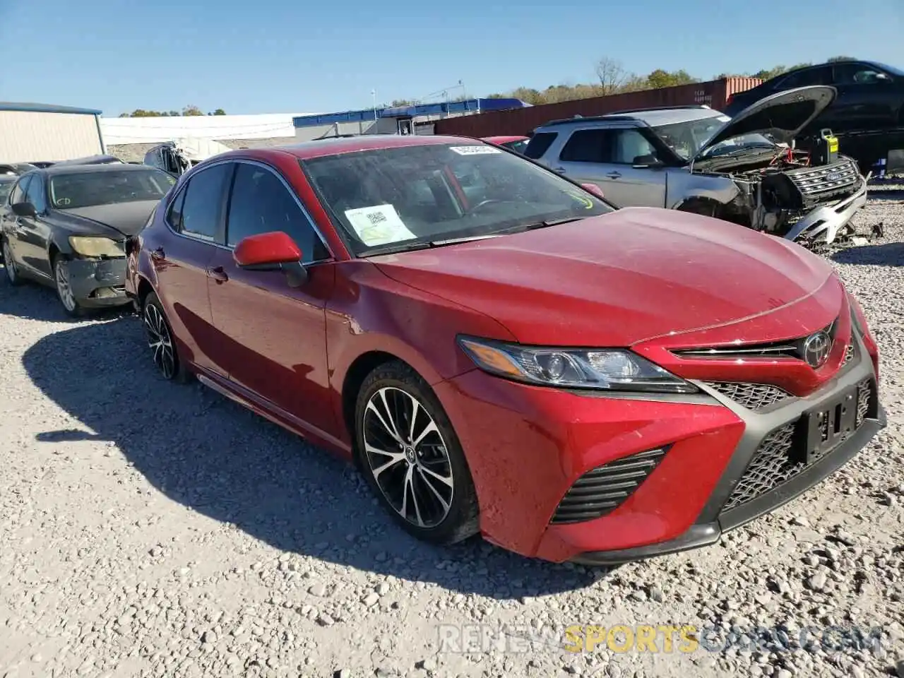 1 Photograph of a damaged car 4T1B11HK6KU223538 TOYOTA CAMRY 2019