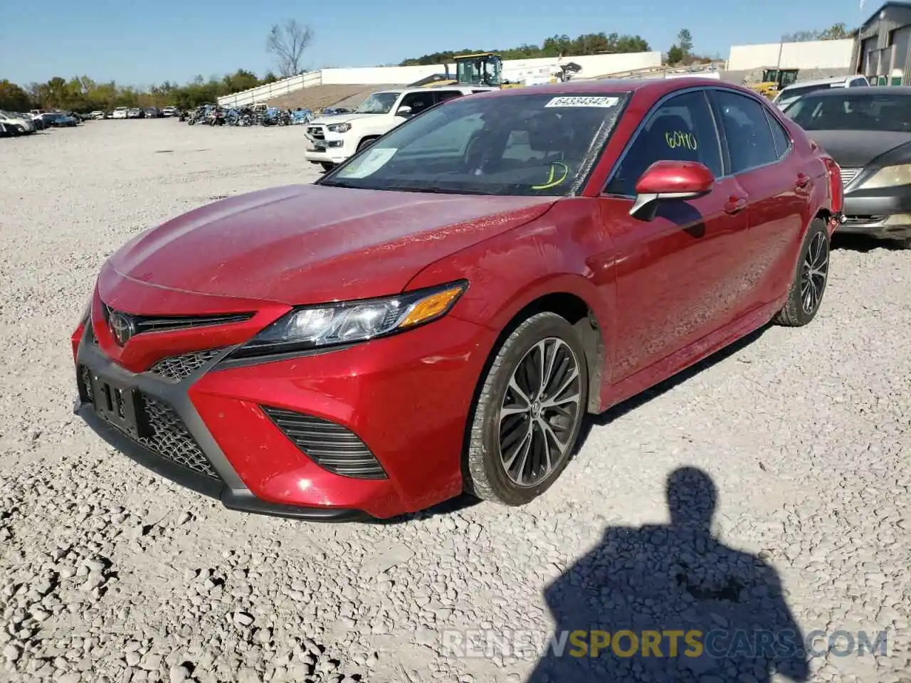 2 Photograph of a damaged car 4T1B11HK6KU223538 TOYOTA CAMRY 2019