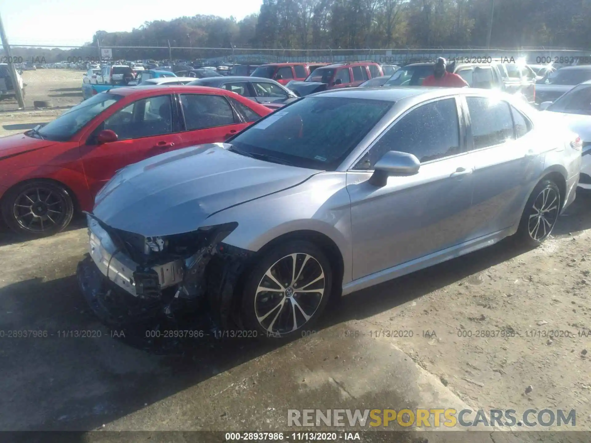 2 Photograph of a damaged car 4T1B11HK6KU224902 TOYOTA CAMRY 2019