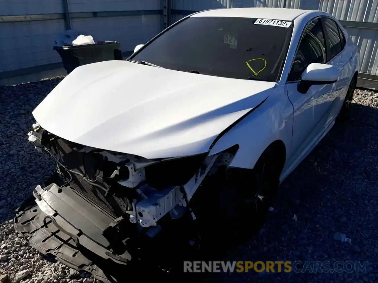 2 Photograph of a damaged car 4T1B11HK6KU226357 TOYOTA CAMRY 2019