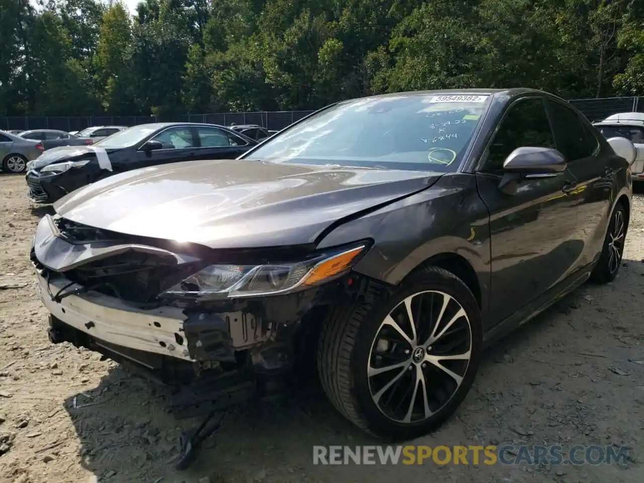 2 Photograph of a damaged car 4T1B11HK6KU226844 TOYOTA CAMRY 2019