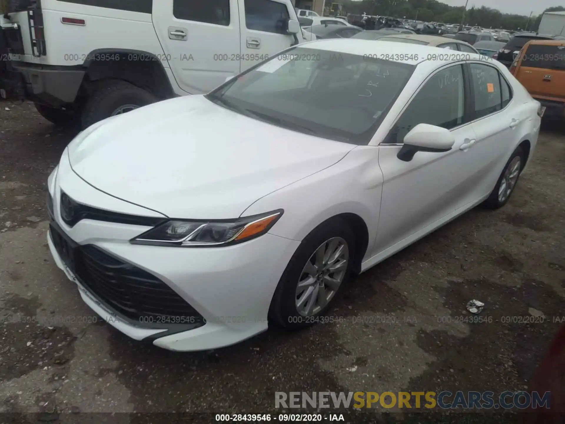 2 Photograph of a damaged car 4T1B11HK6KU231073 TOYOTA CAMRY 2019