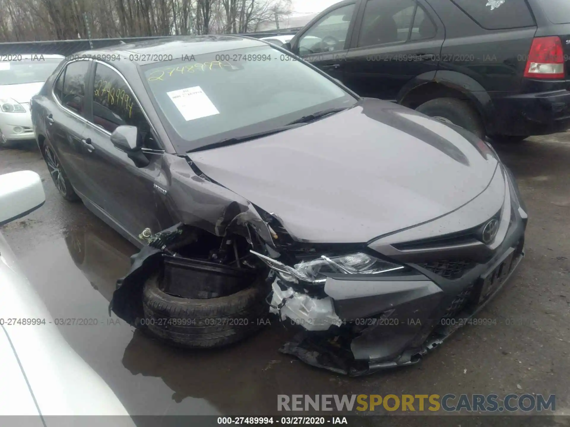 1 Photograph of a damaged car 4T1B11HK6KU232319 TOYOTA CAMRY 2019