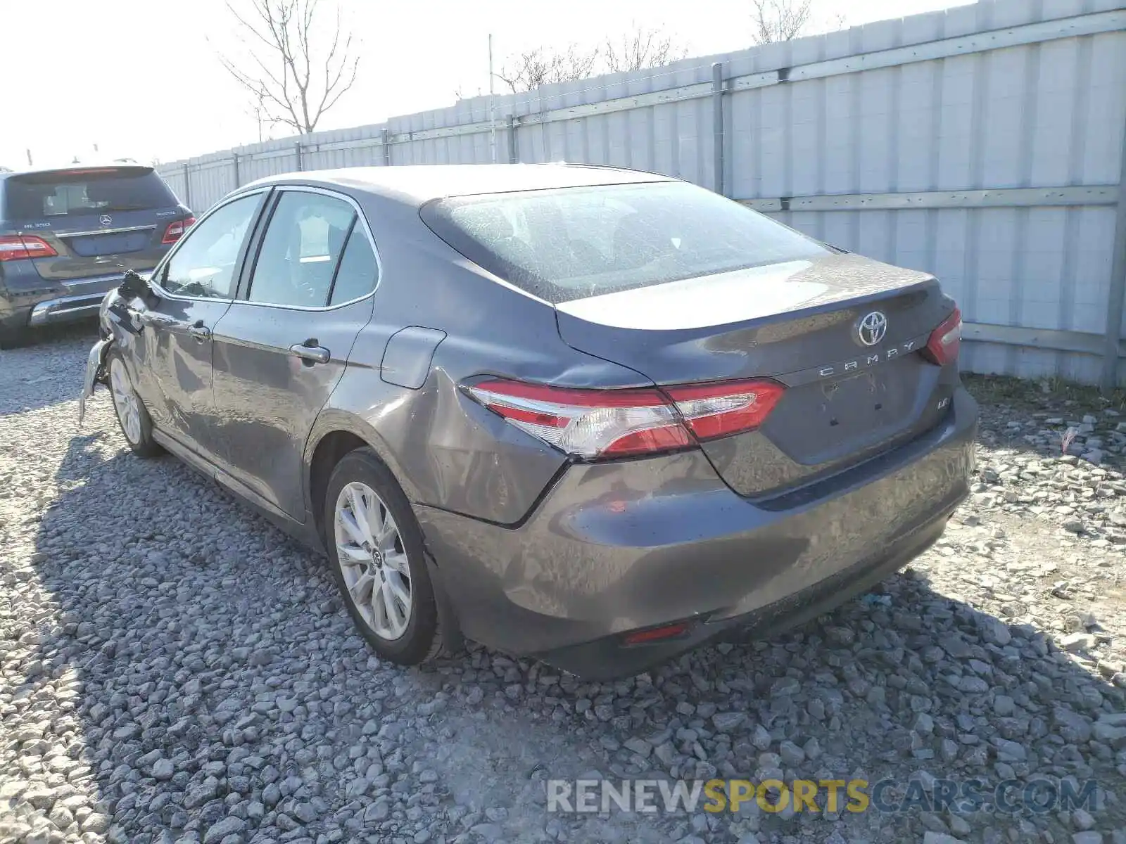 3 Photograph of a damaged car 4T1B11HK6KU235981 TOYOTA CAMRY 2019