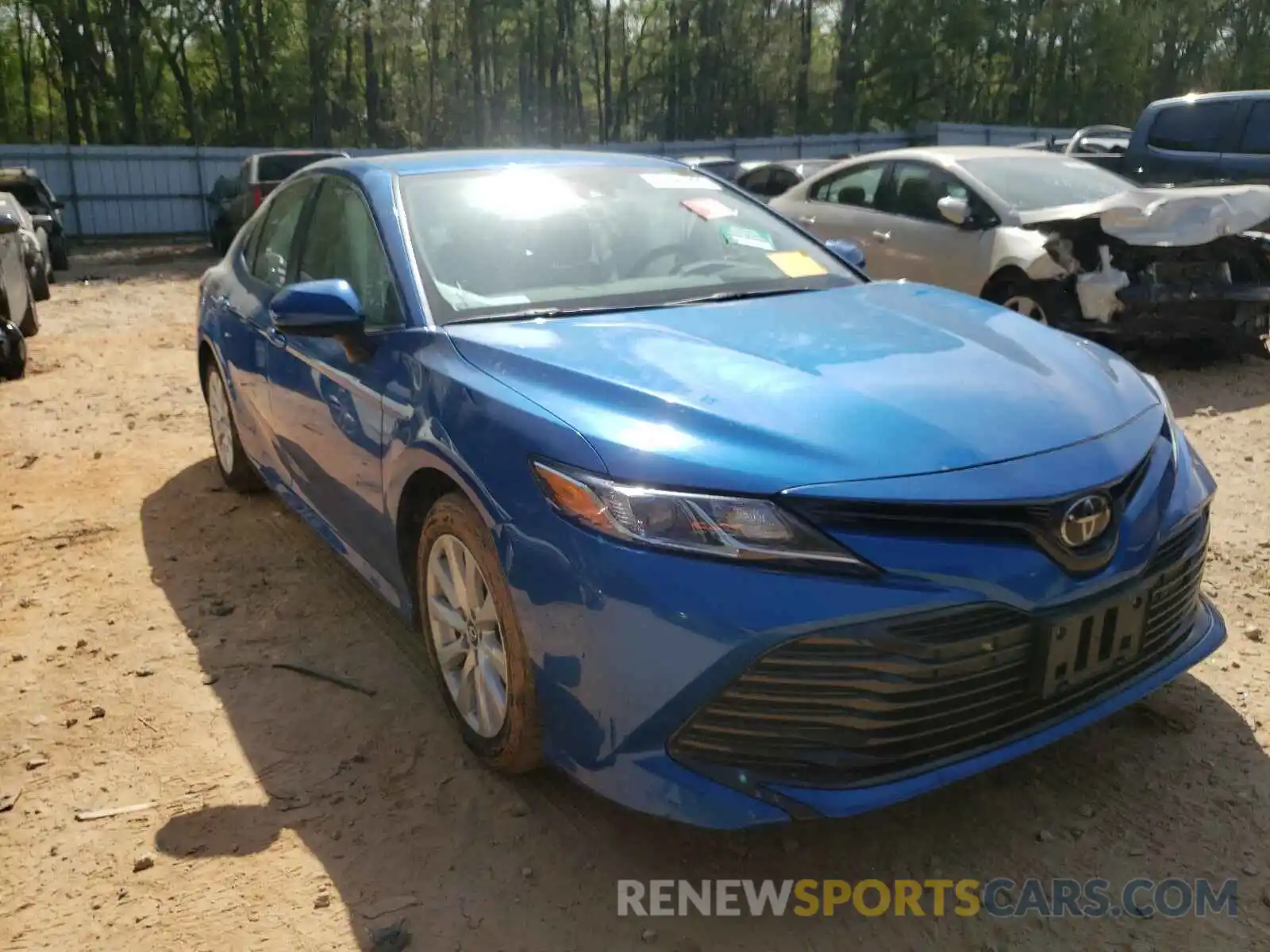 1 Photograph of a damaged car 4T1B11HK6KU237875 TOYOTA CAMRY 2019