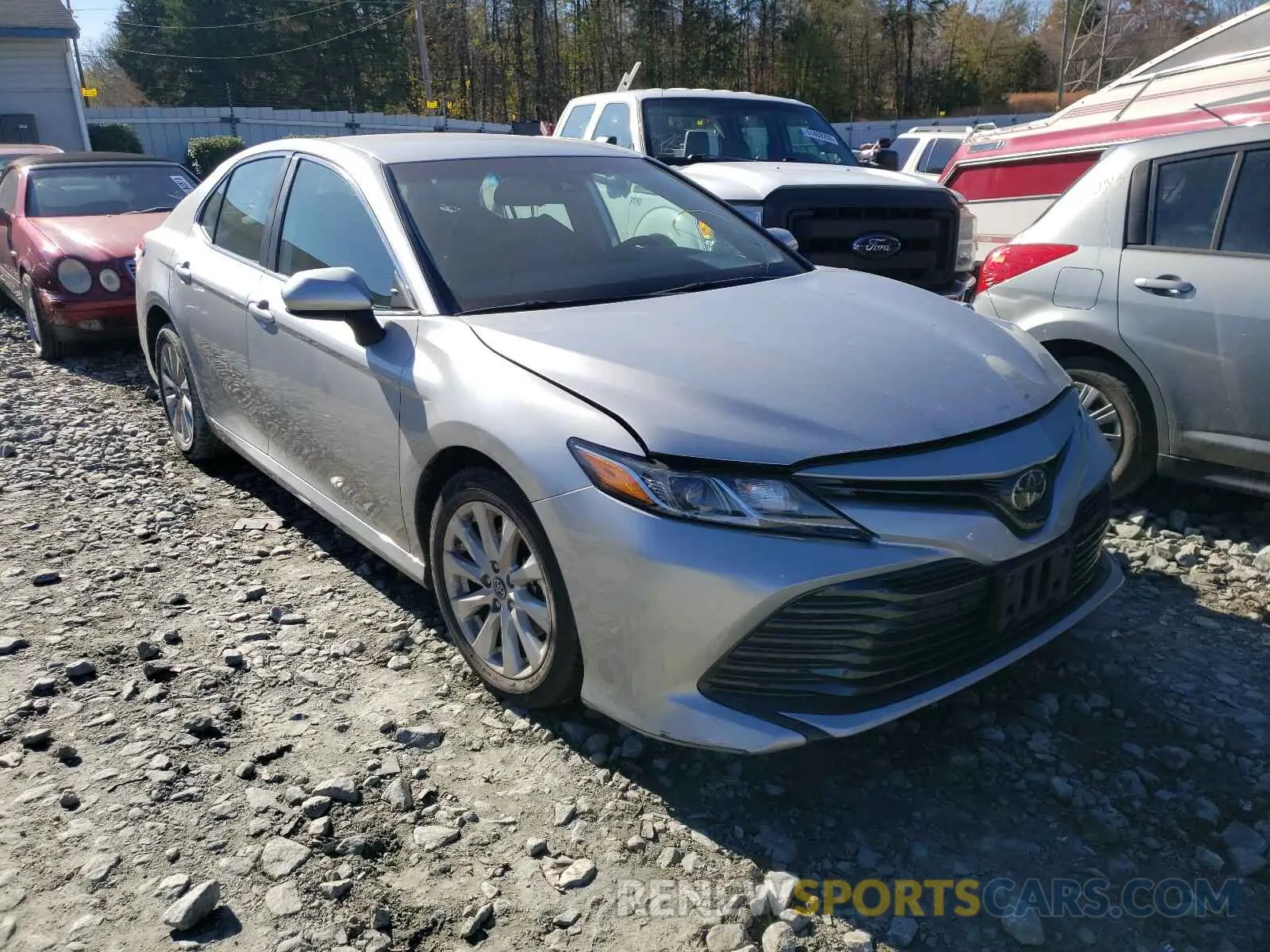 1 Photograph of a damaged car 4T1B11HK6KU241232 TOYOTA CAMRY 2019