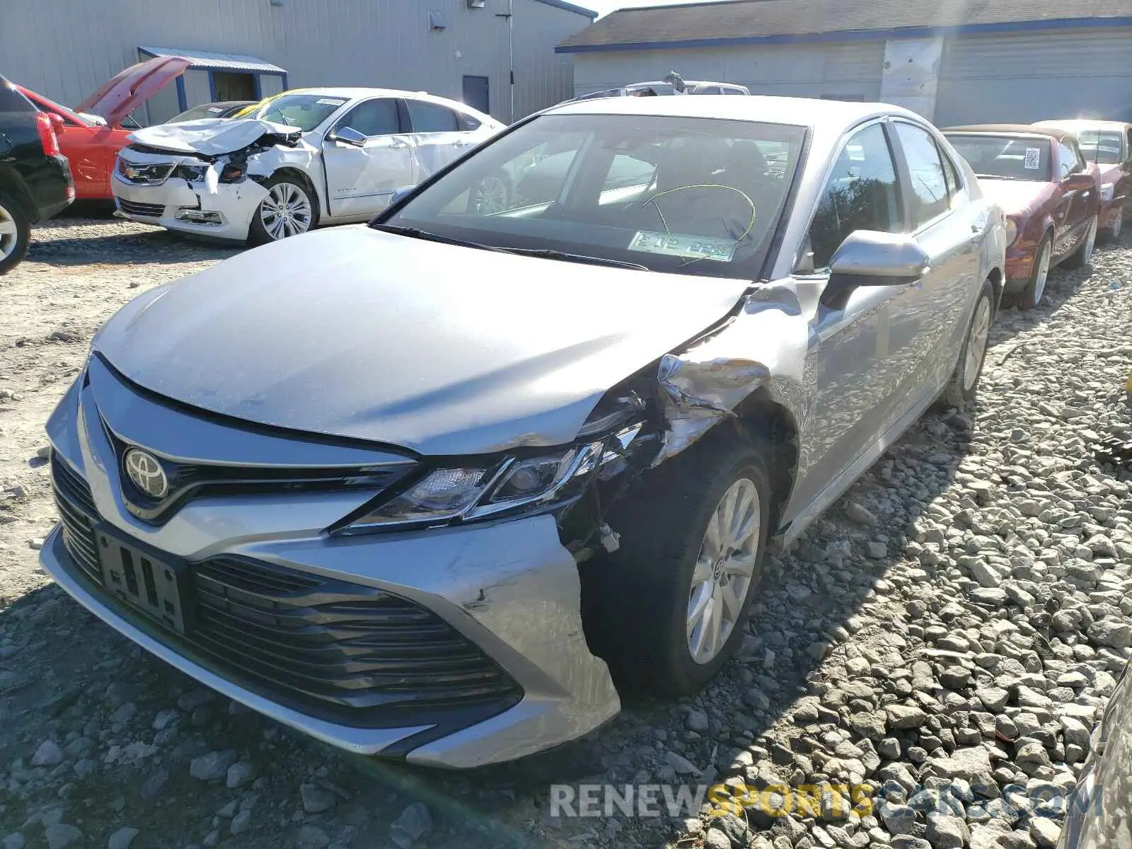 2 Photograph of a damaged car 4T1B11HK6KU241232 TOYOTA CAMRY 2019