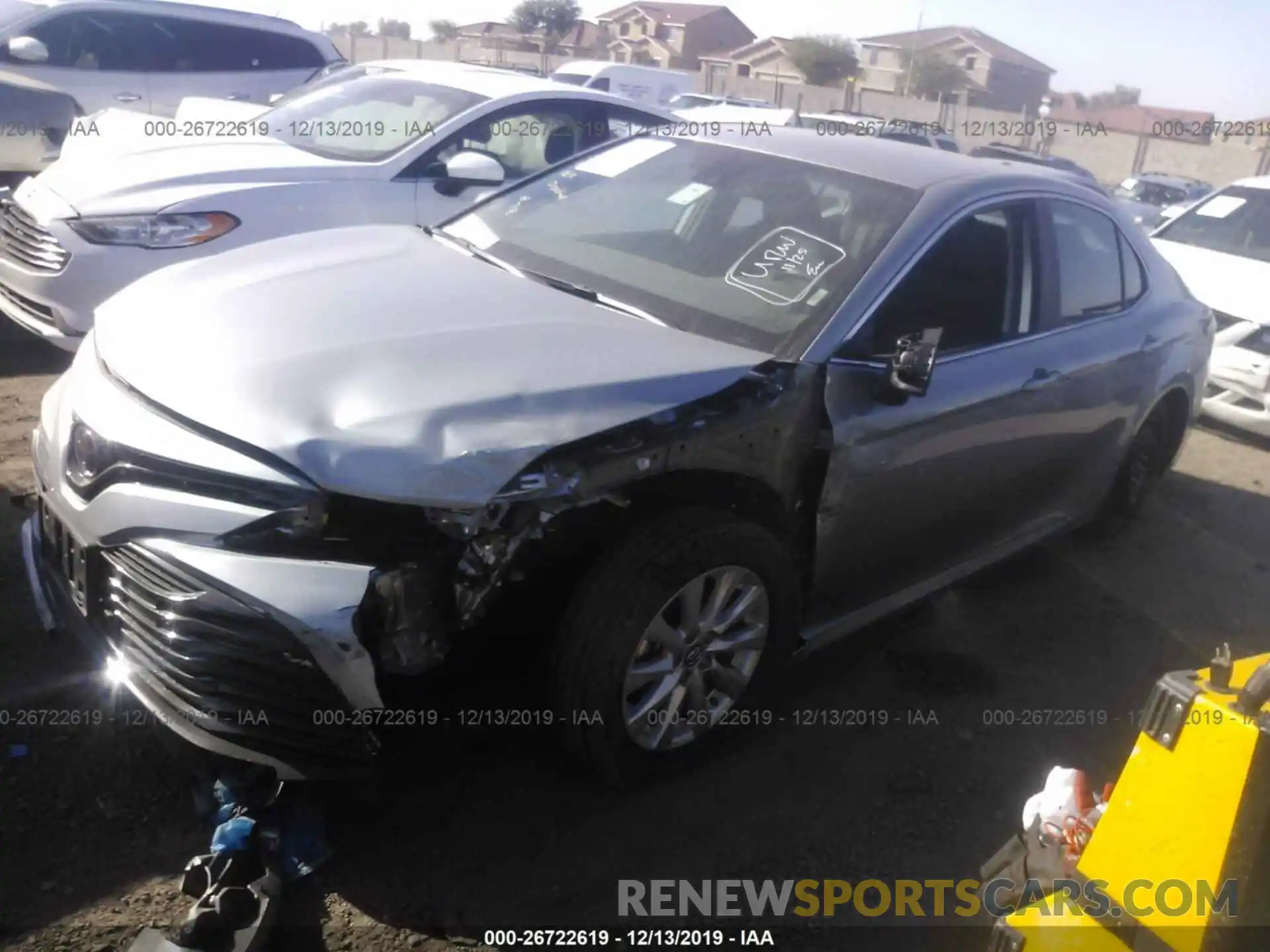 2 Photograph of a damaged car 4T1B11HK6KU241652 TOYOTA CAMRY 2019