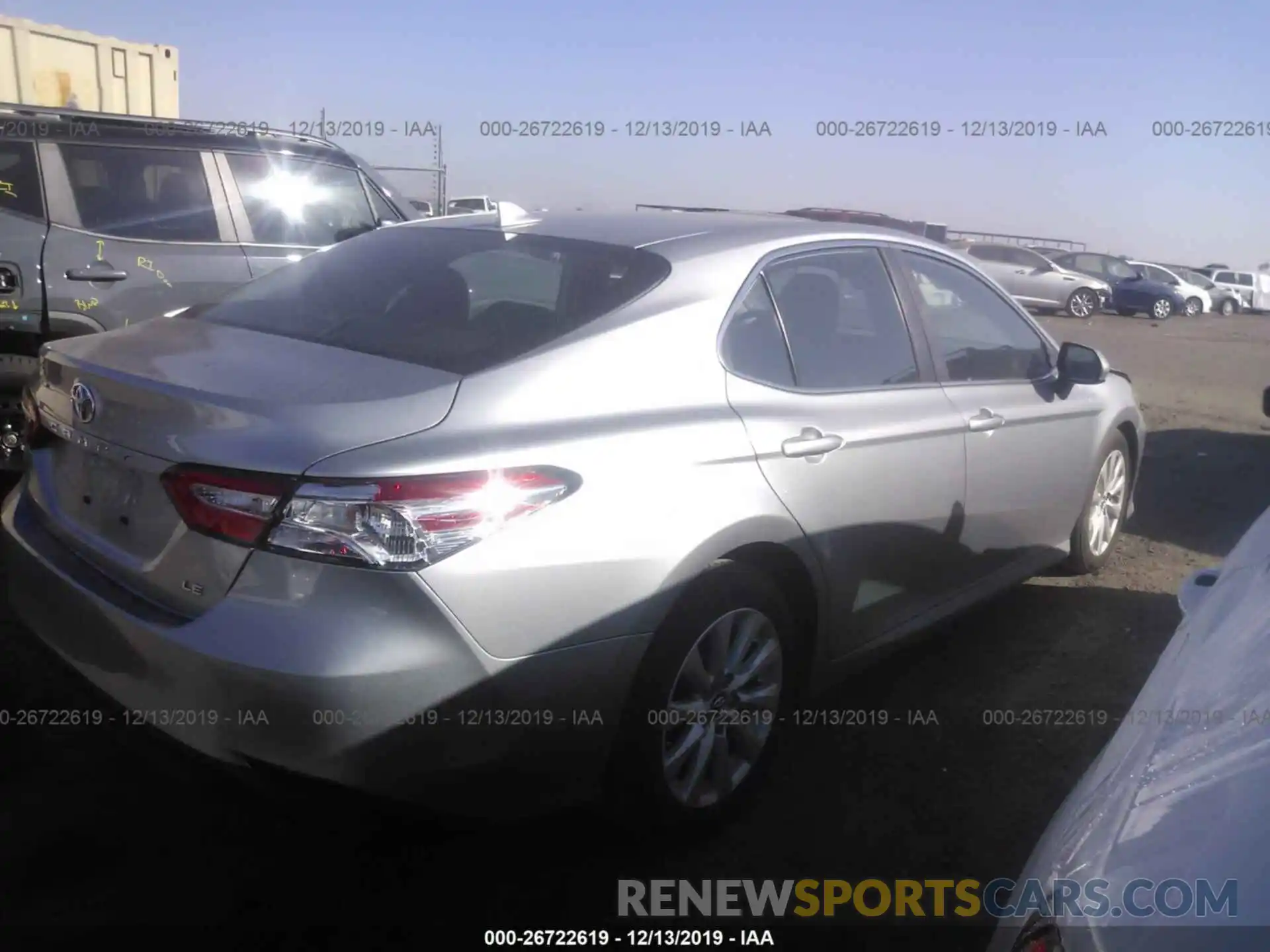 4 Photograph of a damaged car 4T1B11HK6KU241652 TOYOTA CAMRY 2019