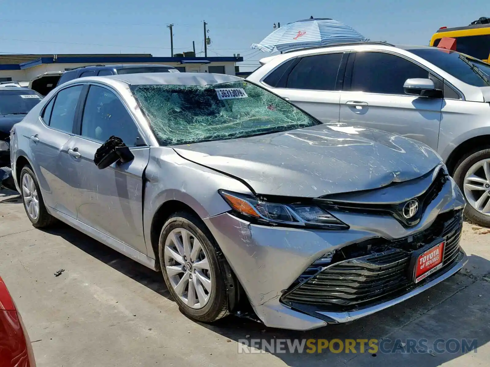 1 Photograph of a damaged car 4T1B11HK6KU245149 TOYOTA CAMRY 2019