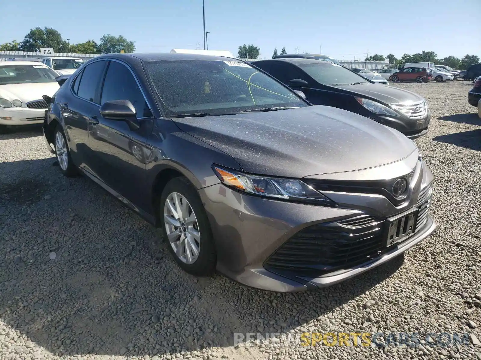 1 Photograph of a damaged car 4T1B11HK6KU246155 TOYOTA CAMRY 2019