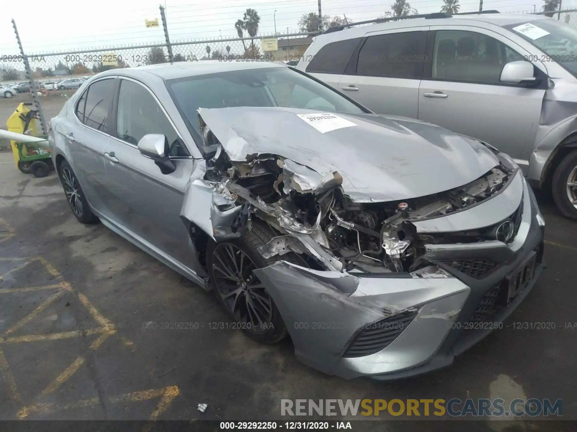 1 Photograph of a damaged car 4T1B11HK6KU246205 TOYOTA CAMRY 2019