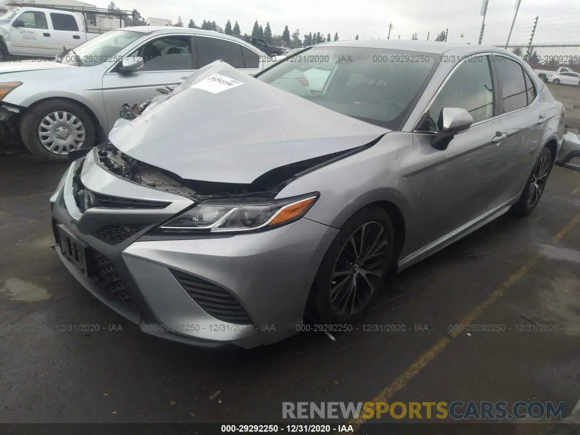 2 Photograph of a damaged car 4T1B11HK6KU246205 TOYOTA CAMRY 2019