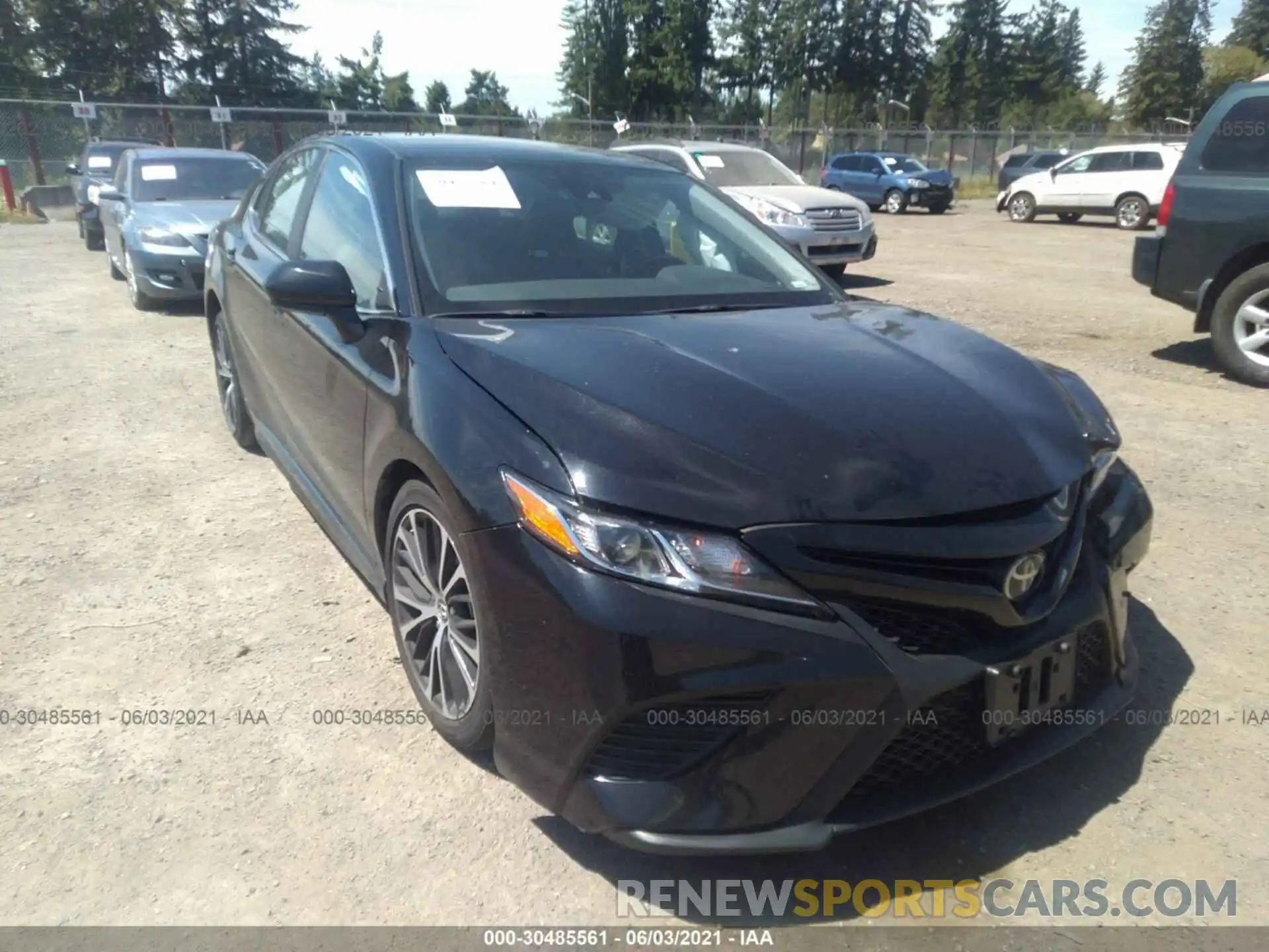 1 Photograph of a damaged car 4T1B11HK6KU250965 TOYOTA CAMRY 2019