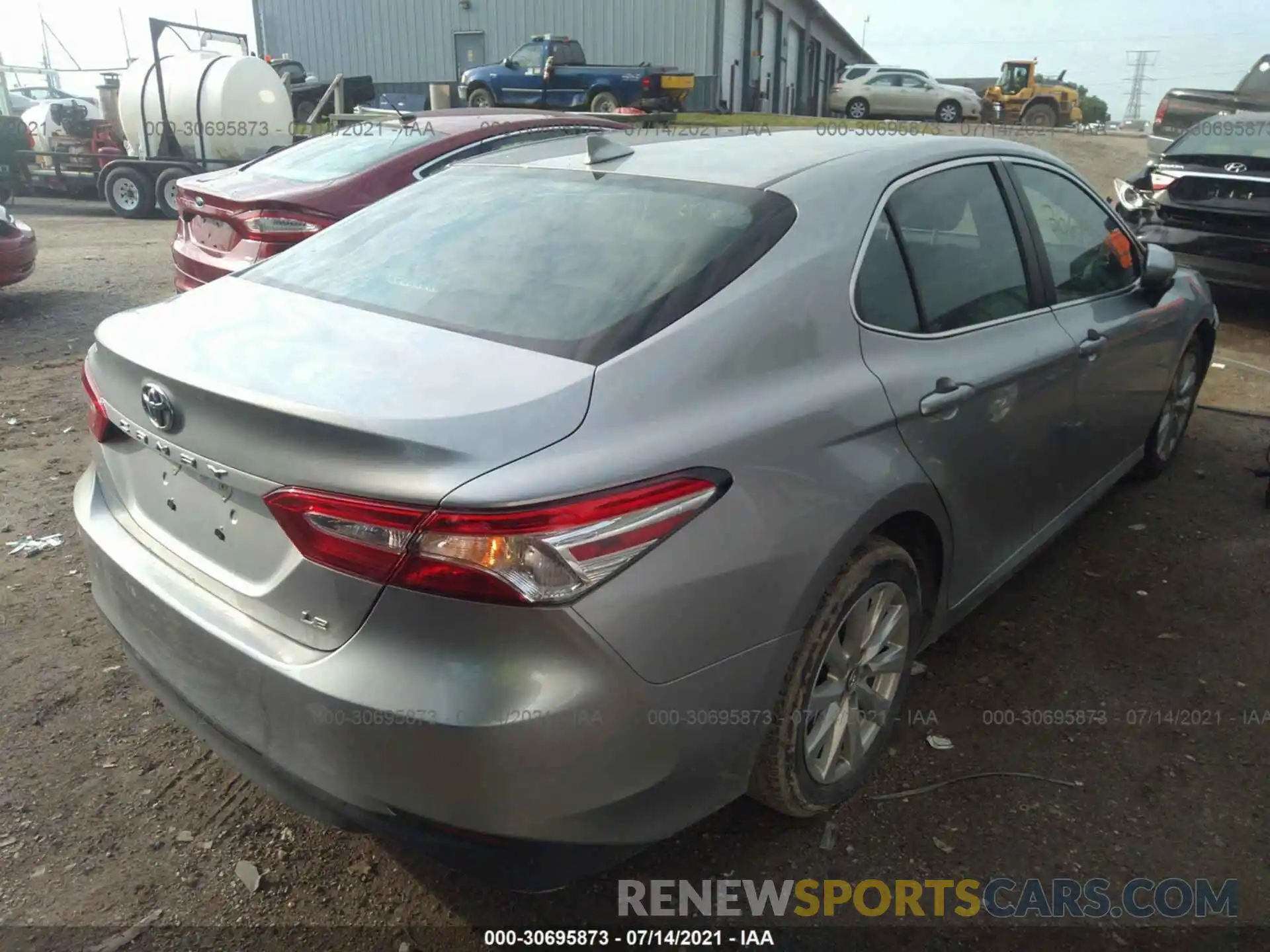 4 Photograph of a damaged car 4T1B11HK6KU258967 TOYOTA CAMRY 2019