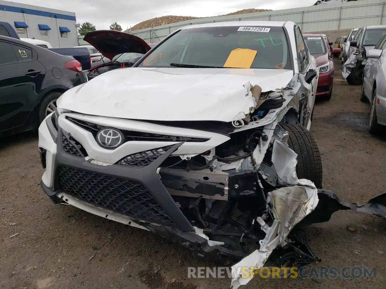 9 Photograph of a damaged car 4T1B11HK6KU259455 TOYOTA CAMRY 2019