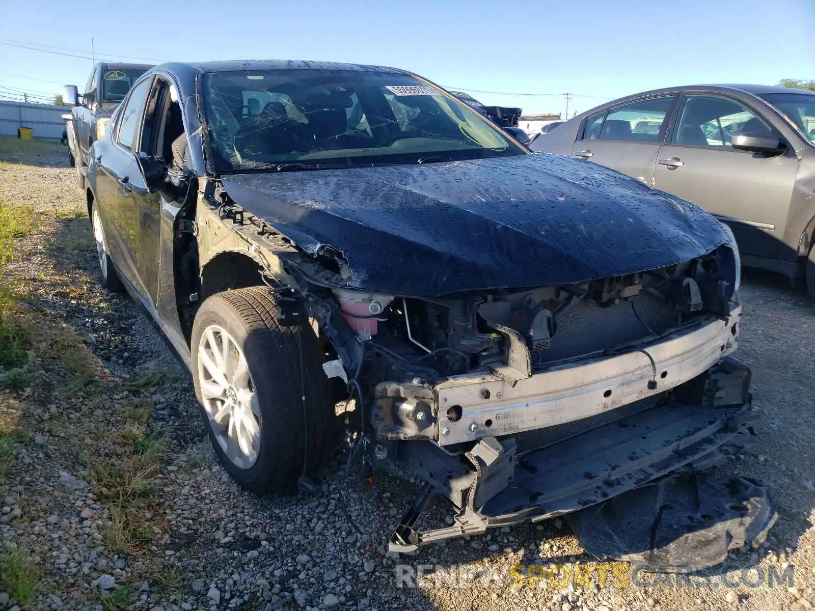 1 Photograph of a damaged car 4T1B11HK6KU262971 TOYOTA CAMRY 2019