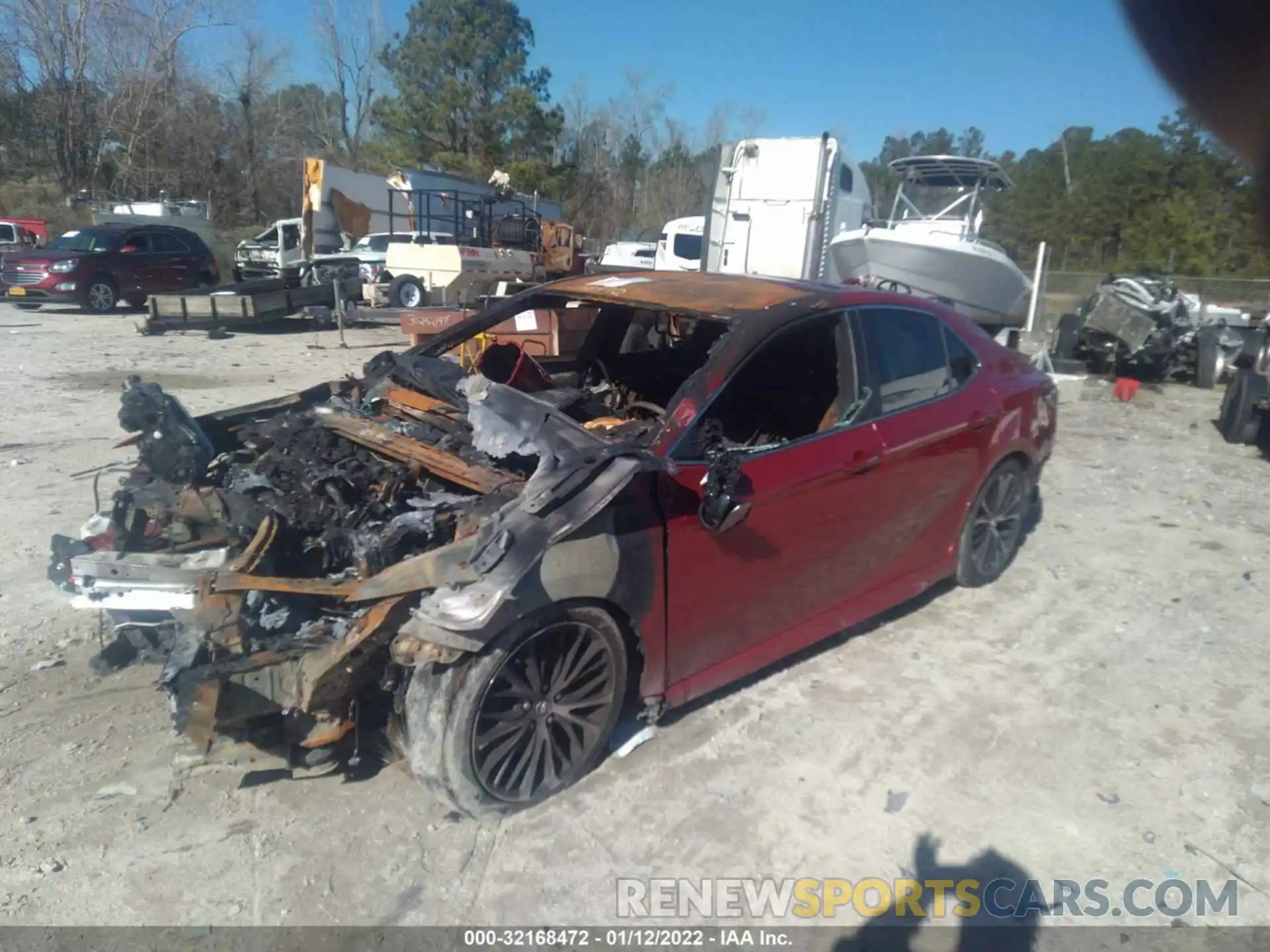 2 Photograph of a damaged car 4T1B11HK6KU276711 TOYOTA CAMRY 2019