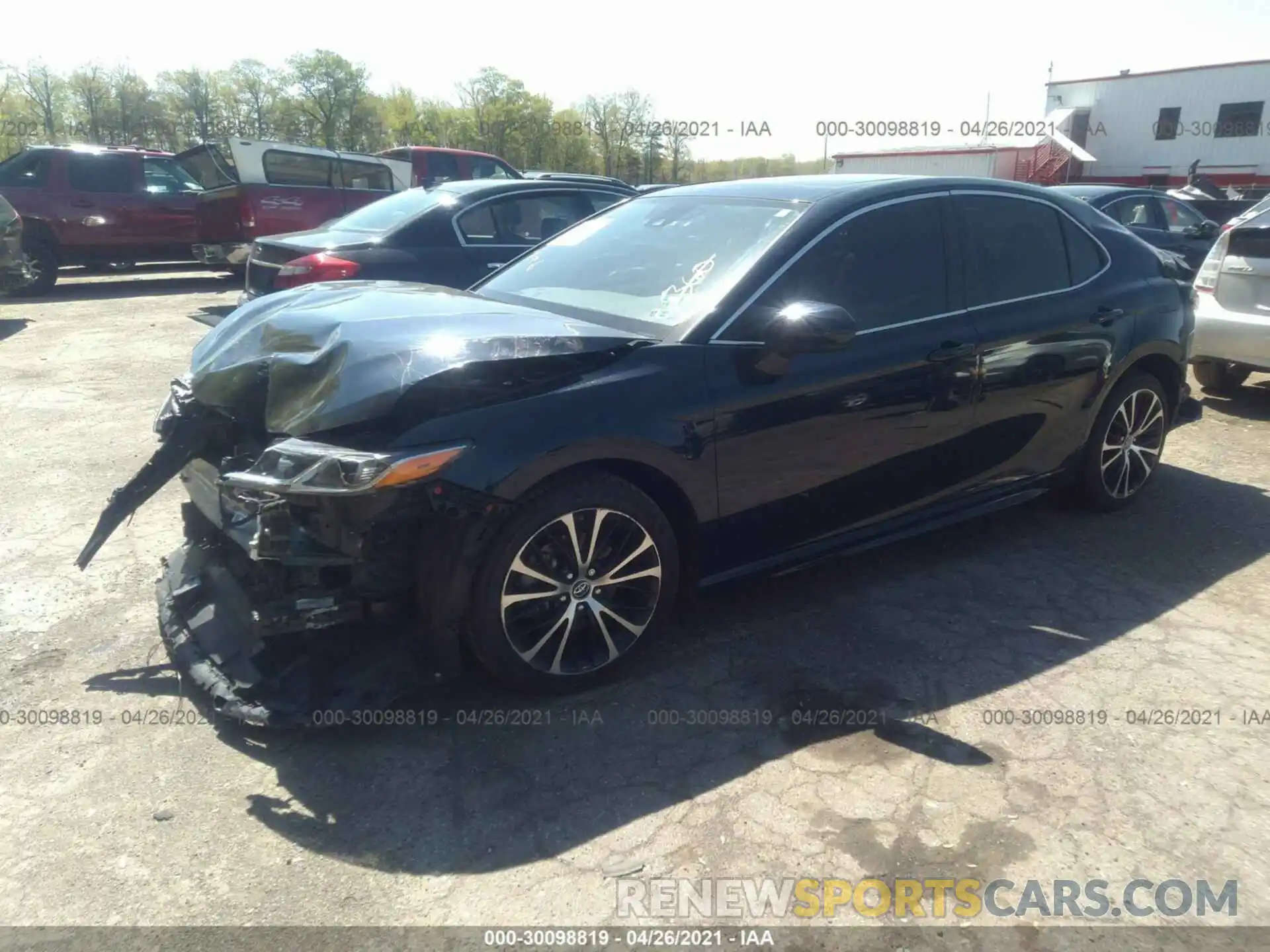 2 Photograph of a damaged car 4T1B11HK6KU276966 TOYOTA CAMRY 2019