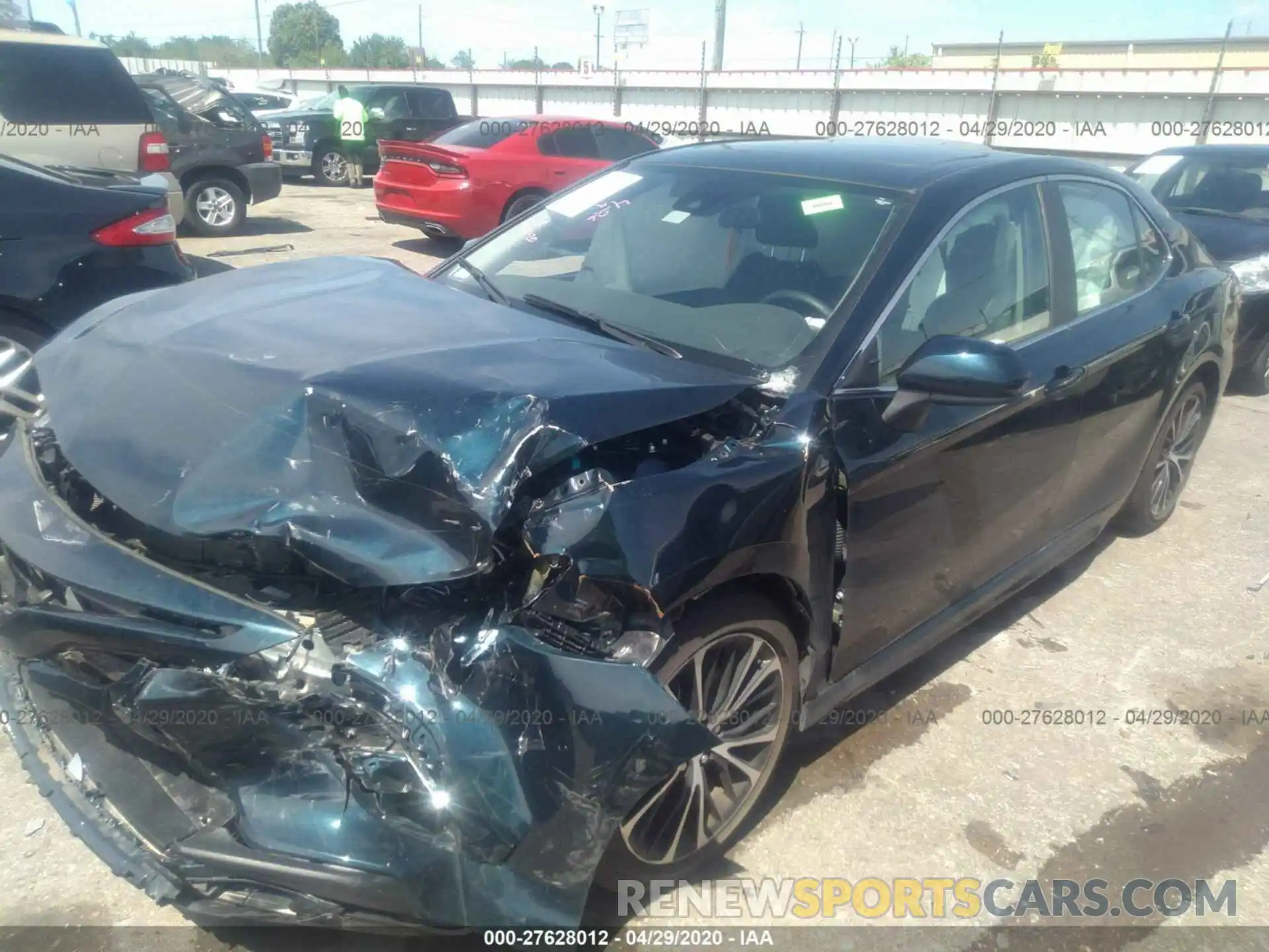 2 Photograph of a damaged car 4T1B11HK6KU278944 TOYOTA CAMRY 2019