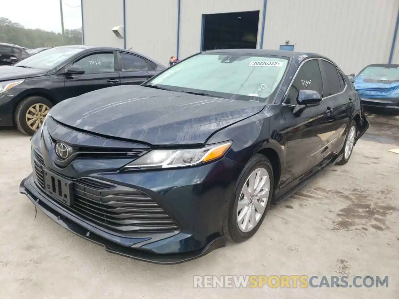 2 Photograph of a damaged car 4T1B11HK6KU282802 TOYOTA CAMRY 2019