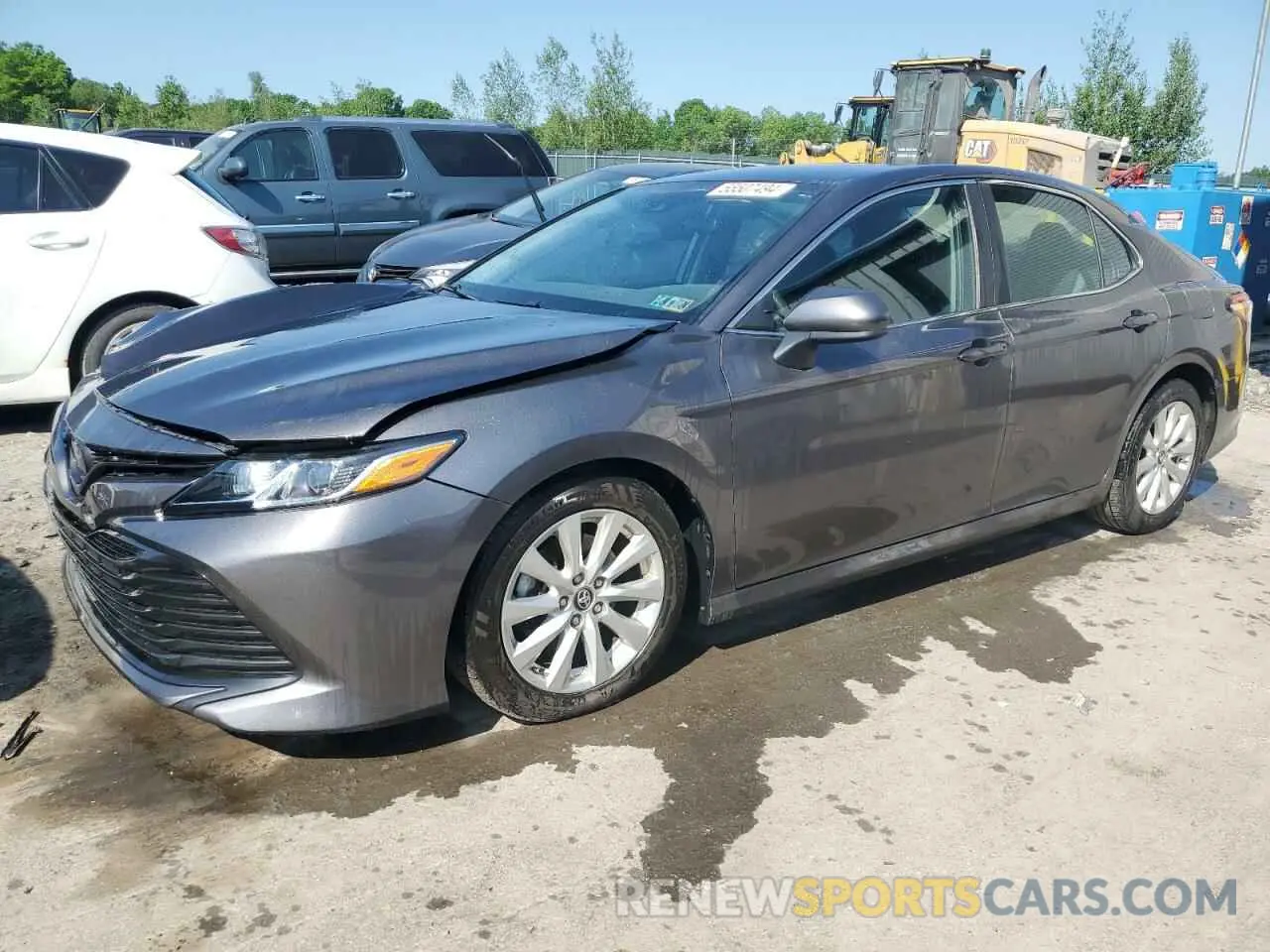 1 Photograph of a damaged car 4T1B11HK6KU284341 TOYOTA CAMRY 2019