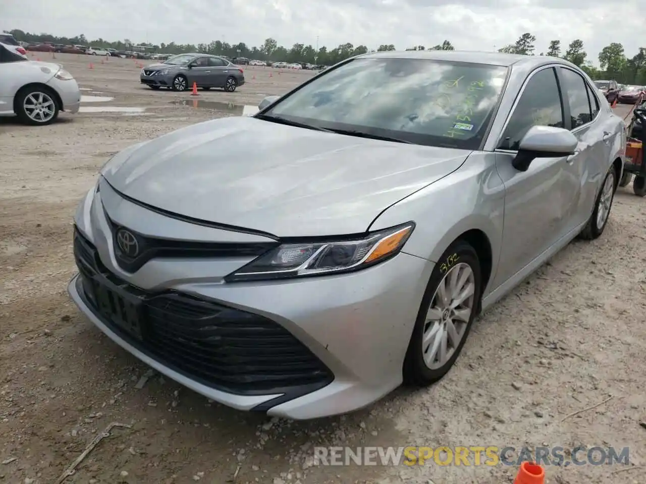 2 Photograph of a damaged car 4T1B11HK6KU284551 TOYOTA CAMRY 2019