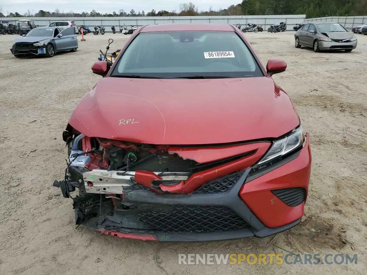 5 Photograph of a damaged car 4T1B11HK6KU286798 TOYOTA CAMRY 2019