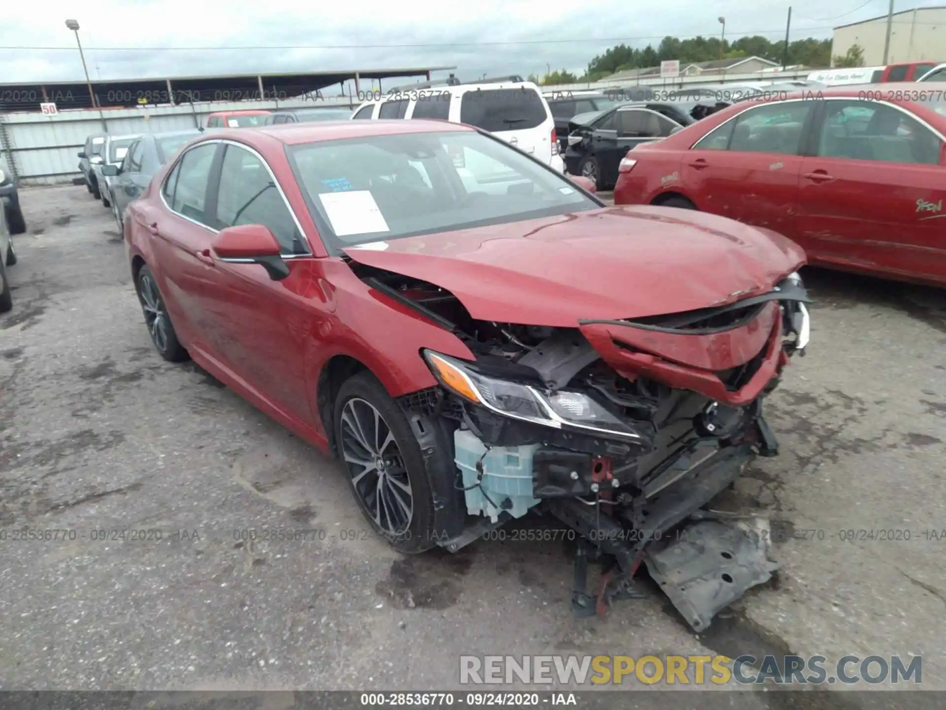 1 Photograph of a damaged car 4T1B11HK6KU290754 TOYOTA CAMRY 2019