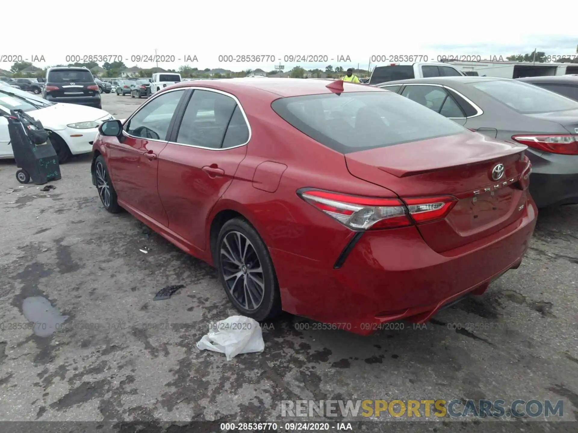 3 Photograph of a damaged car 4T1B11HK6KU290754 TOYOTA CAMRY 2019