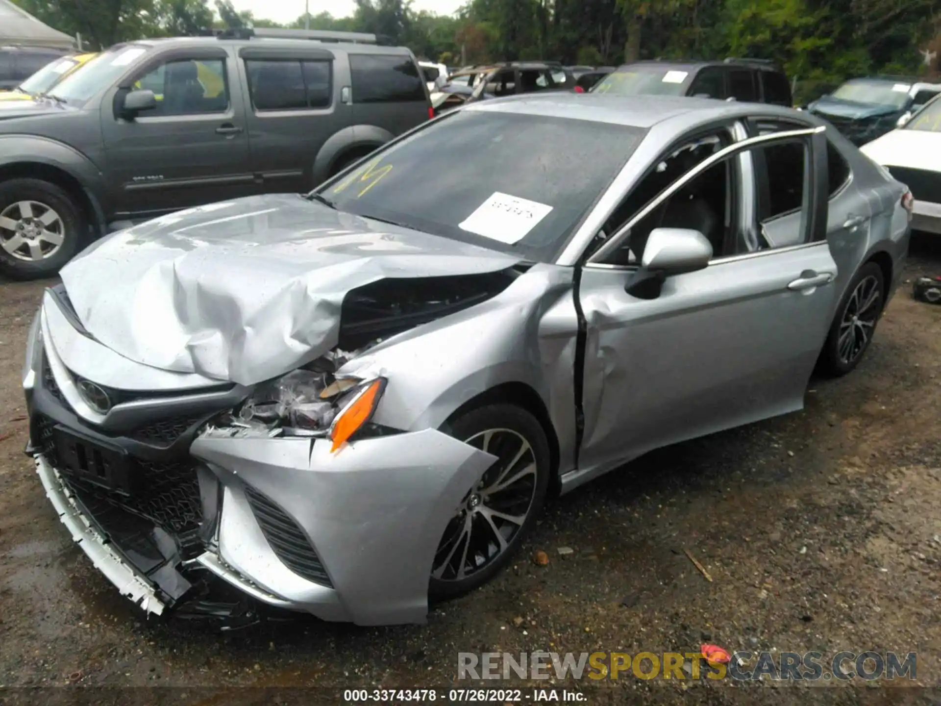 2 Photograph of a damaged car 4T1B11HK6KU295081 TOYOTA CAMRY 2019