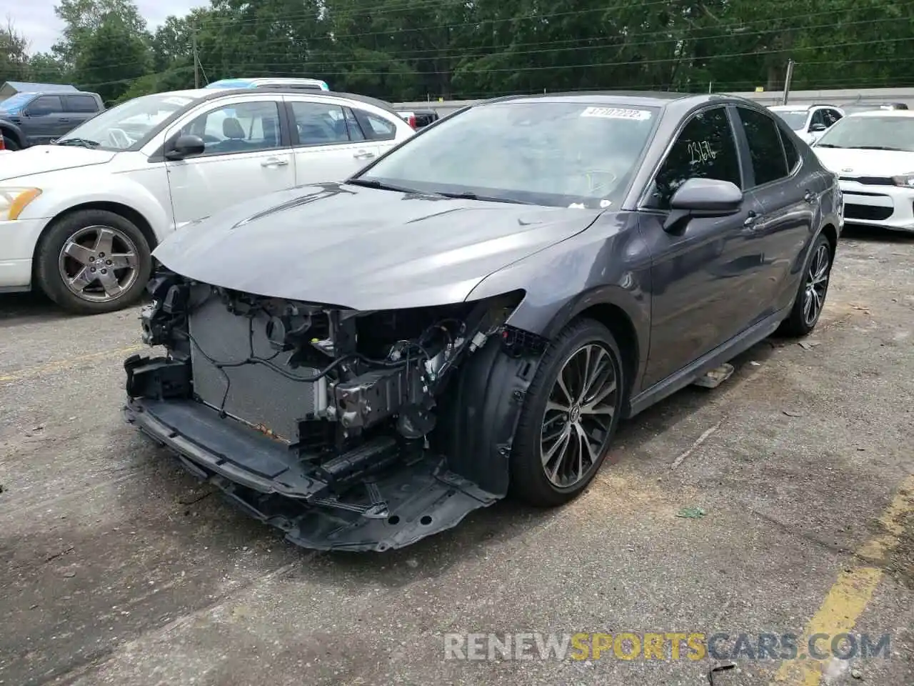 2 Photograph of a damaged car 4T1B11HK6KU295209 TOYOTA CAMRY 2019