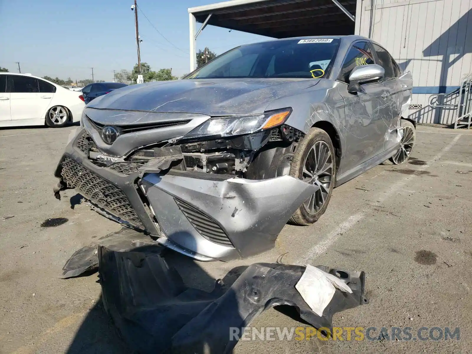 2 Photograph of a damaged car 4T1B11HK6KU686649 TOYOTA CAMRY 2019